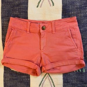 AE Coral Mid-rise Twill Shorts